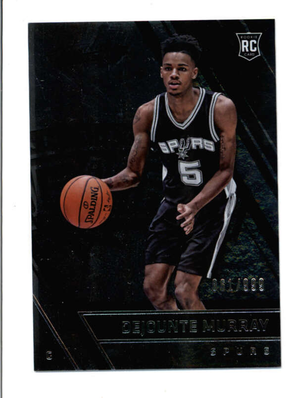 DEJOUNTE MURRAY 2016/17 PANINI ABSOLUTE #199 ROOKIE CARD RC #861/999 BC6471