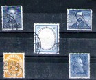 Alemania. Pequeño lote en usado. Yvert 22-33-35-52-86
