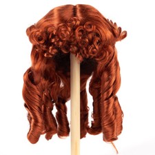 Carrot Red Monique Synthetic Mohair Breanna 14"-15" Doll Wig
