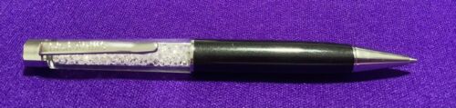 Swarovski Crystalline Ballpoint Pen Black & Silver (needs new refill) - Picture 1 of 4