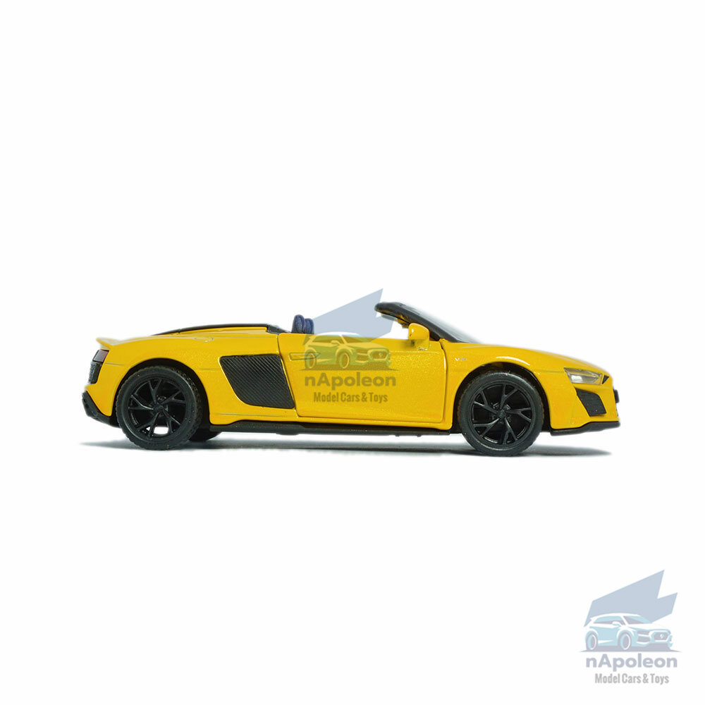 1/43　Audi R8 Spyder V10　 イエロー ミニカー 1:39 Scale Audi R8 Spyder Model Car Diecast Toy Vehicle Collection