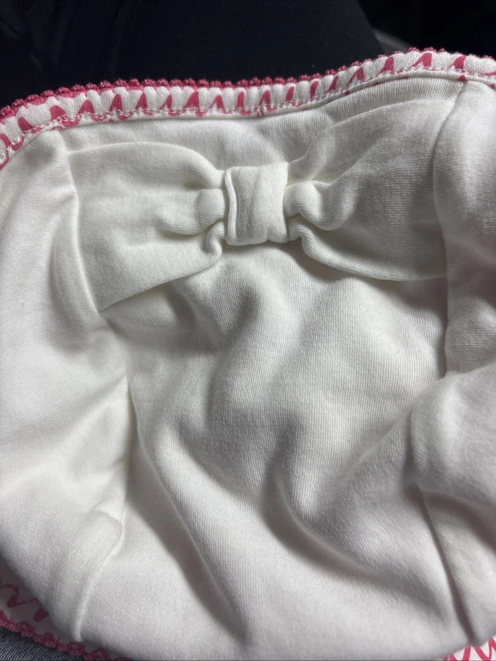 Kate Spade Girl’s Poncho Cape Size 18M 2T? White Pink NEW No Size Tag - Image 4 of 4