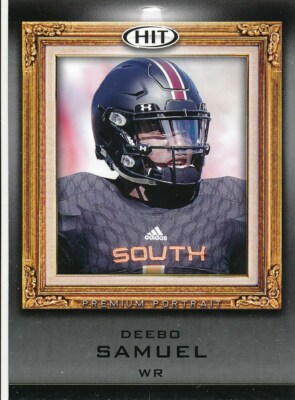 DEEBO SAMUEL PP-22 2019 Sage Hit Premier Draft PREMIUM PORTRAIT RC 49ers