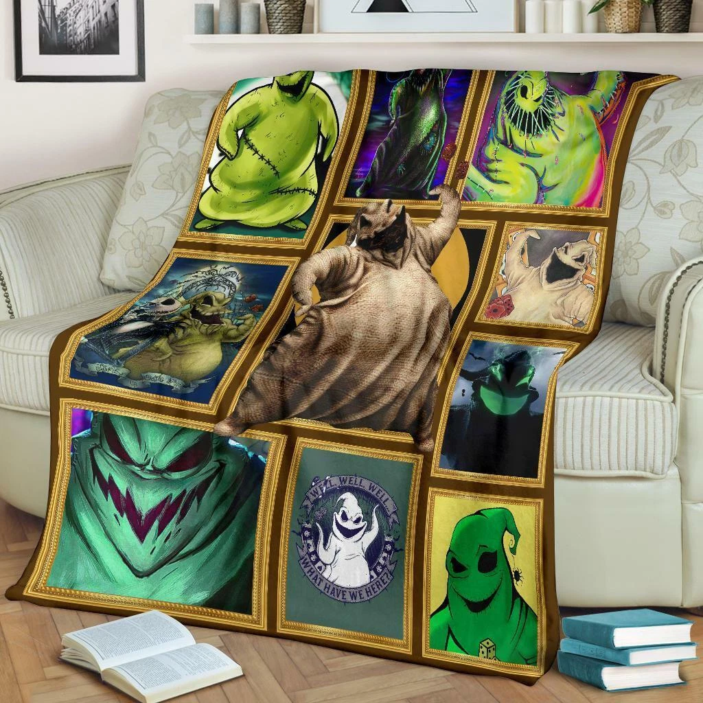 Oogie Boogie Blanket, Oogie Boogie 3D Fleece, Sherpa Blanket