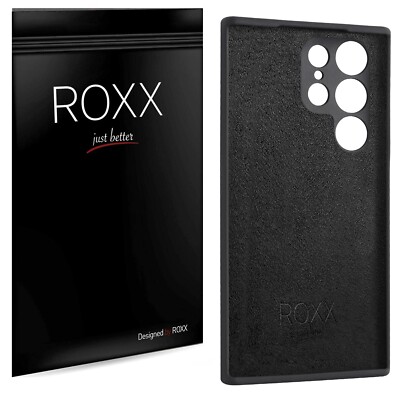 ROXX Samsung Galaxy S23 Ultra Hard Case Silikon Hülle | Wie das Original