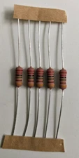 1/2 W 1% metal film resistor flame retardant-Qty 5 ea. - 22 Megohm --Mr Circuit