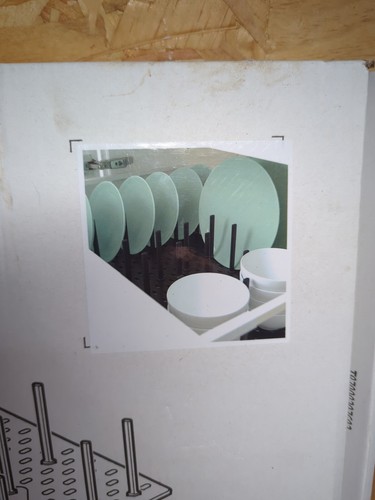 IKEA UPPDATERA Geschirrregal Abtropfbrett anthrazit 80 cm S Fager F Cayouette 22714 - Bild 2 von 4