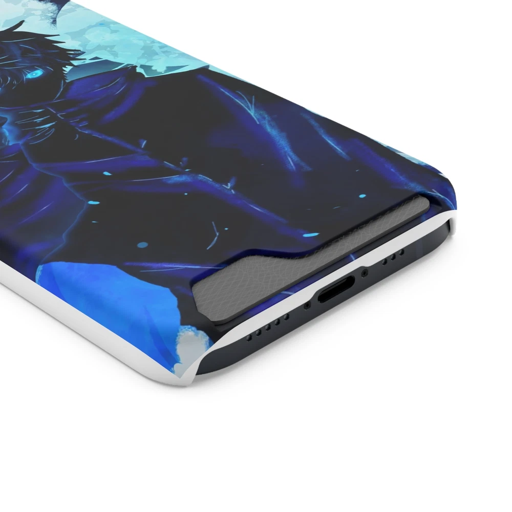 Gojo Satoru Anime Phone Case with Card Holder