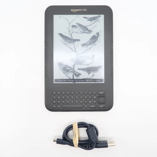 Amazon Kindle Keyboard 3rd Generation WiFi eBook Reader D00901 Graphite Tested
