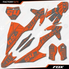 Orange Gray Split Racing Graphic Kit fit KTM 19-22 SX SXF XC XCF 125 150 250 450