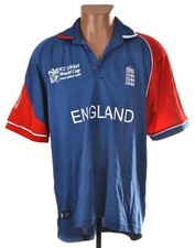 ENGLAND NATIONAL TEAM 2007 CRICKET SHIRT ADMIRAL SIZE L ADULT