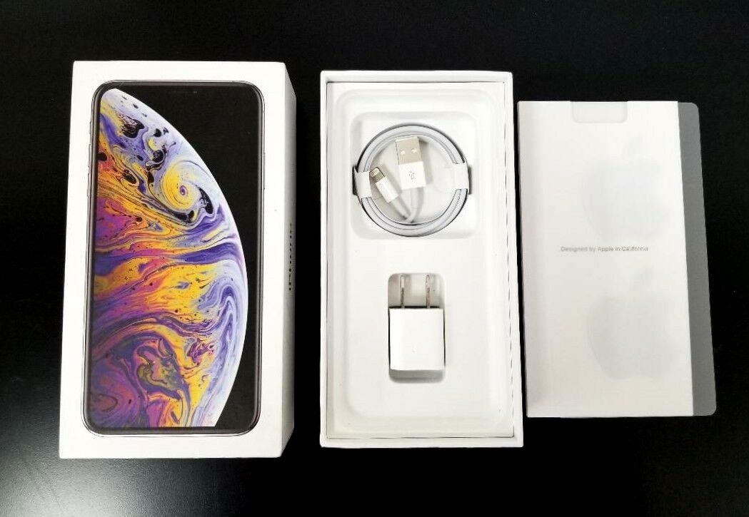 Apple iPhone Xs Max Box with OEM Accessories Original iPhone