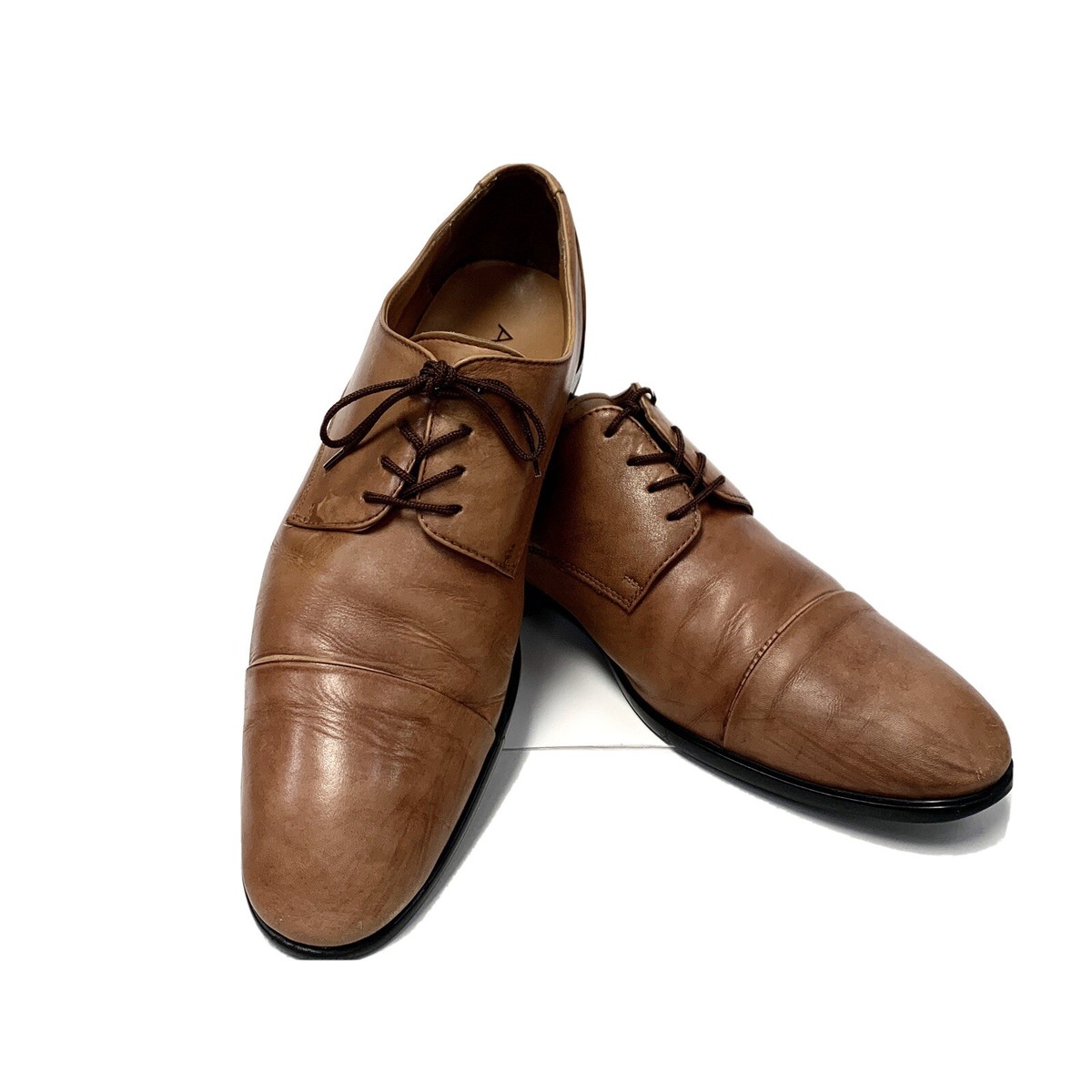 Aldo Men\'s Tan/Brown Cap-Toe Oxford Dress Shoe Ferro Aldo Adam cap-toe oxford dress shoes with elastic gore  main image 2