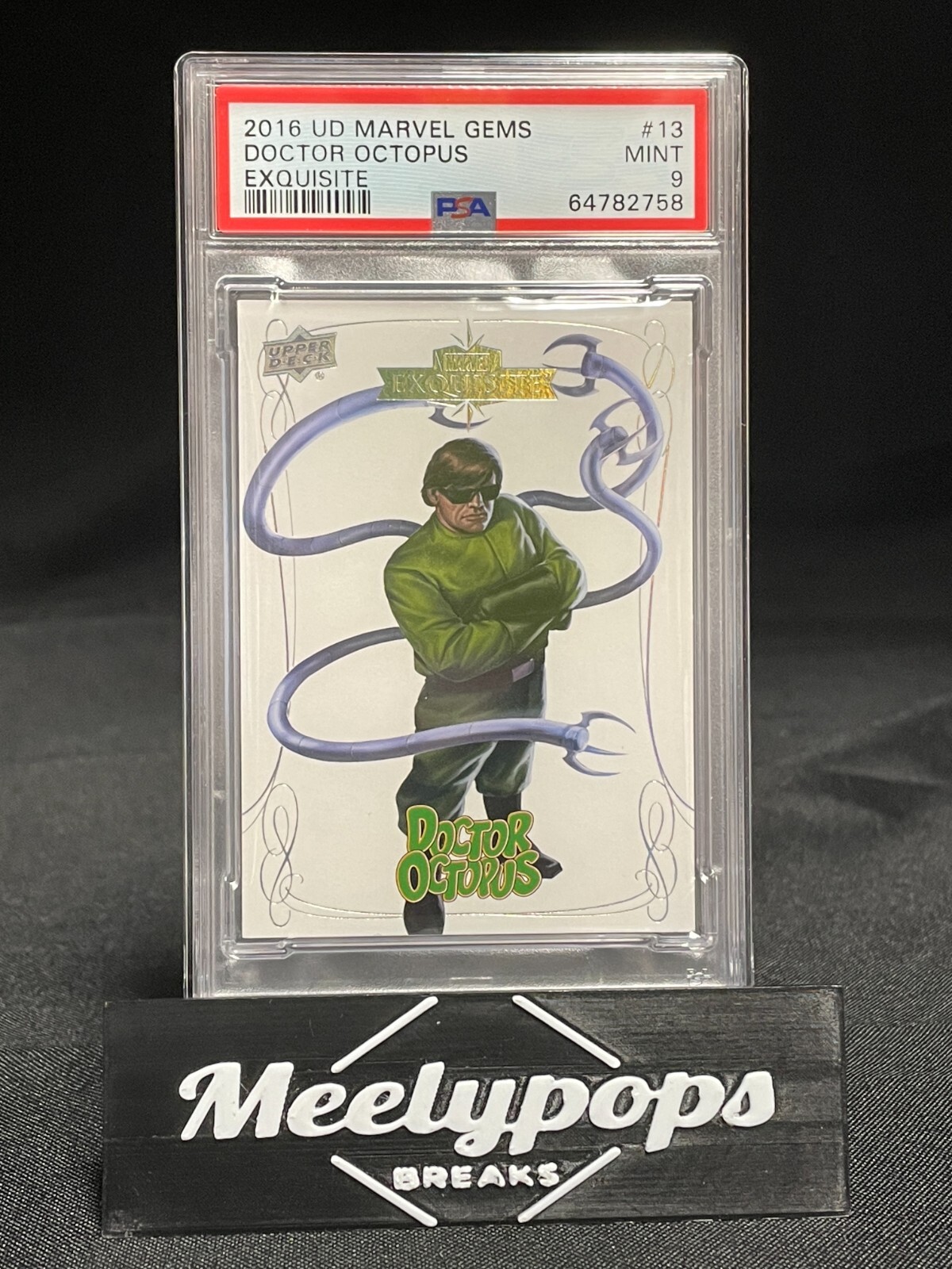 Doctor Octopus 2016 Upper Deck Marvel Gems Exquisite /199 PSA 9 POP 6 #13