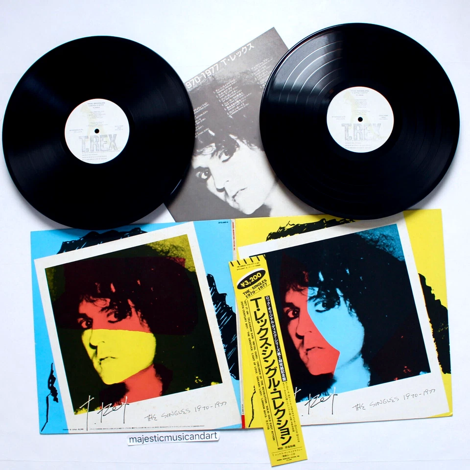 T REX VINYL LP WARHOL STYLE POP ART COVER N.MINT T.REX T-REX RARE - Image 2 of 4