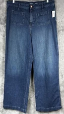 Old Navy Extra High Rise Wide Leg Jeans sz 18 Tall (13845) NEW
