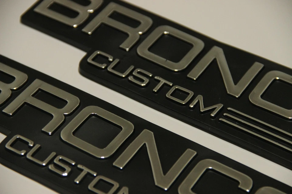 Juego de logotipo emblema personalizado para Ford Bronco Foto 3 de 4