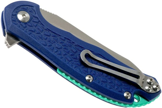 Cuchillo Plegable Steel Will F25-15 Modus 3.27" Azul Linerlock D2 Vendedor de EE. UU. Foto 4 de 4