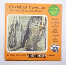 View-Master Carlsbad Caverns National Park New Mexico - 3 reel packet A376