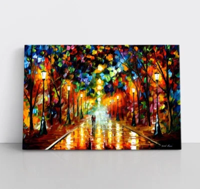 A Farewell To Anger by Leonid Afremov Painting Print on Framed Canvas Wall Art