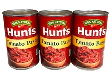 Hunts 100% Natural Tomato Paste 18 oz ( 3 Cans )