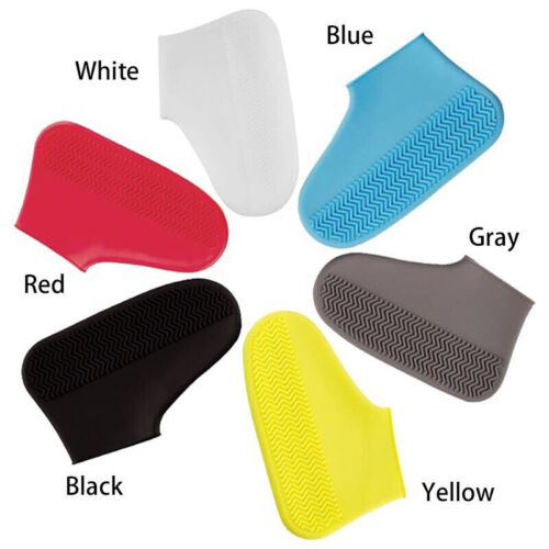 Waterproof Shoe Covers Resistant Silicone Overshoes Rain Boot Cover Protector - Picture 3 of 61