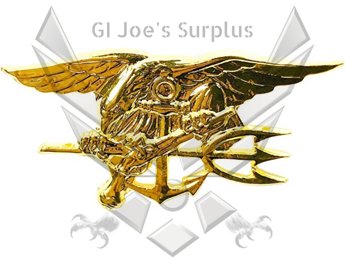 New Vanguard Navy Special Warfare SEAL Full Size Gold New Vanguard Navy Special Warfare SEAL Full Size Gold