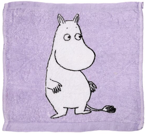 Moomins Magic flannel cloth Kids wash bath expanding shower travel towel Pink - Picture 9 of 15
