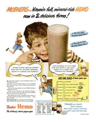 1940s-1950s Food, Drink & Candy Ads Retro Diner Restaurant Pantry Kitchen Prints