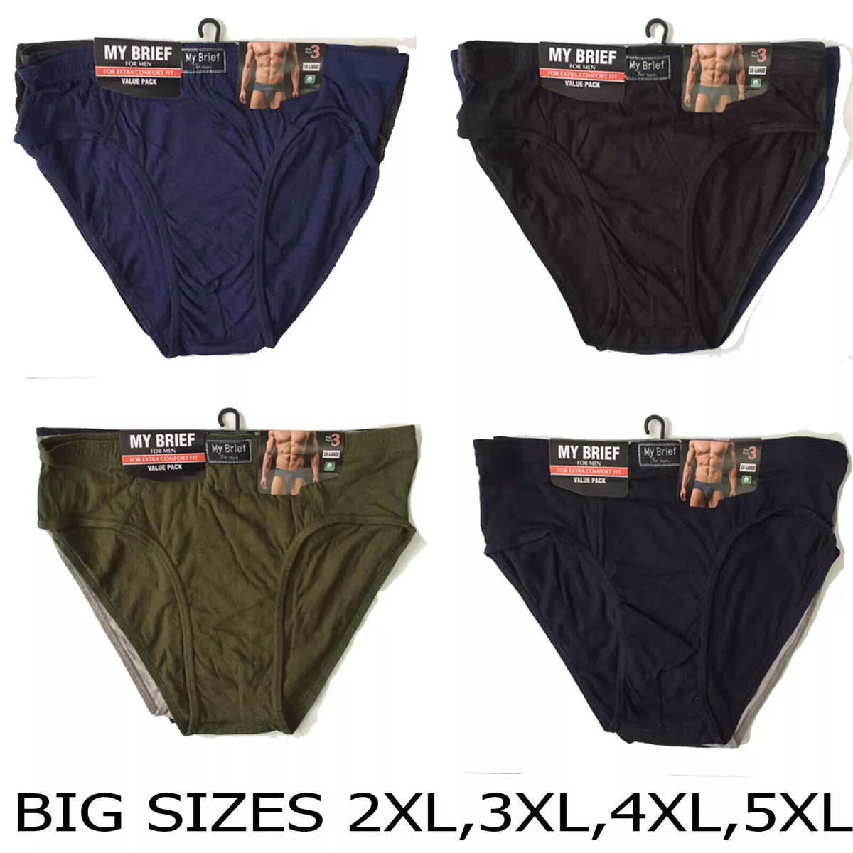 Great Value Men's Underwear, Big mens underwear