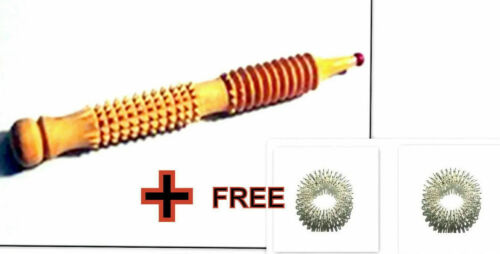 Acupressure Full Body Wooden Massager Pen Sujok Tool KIT FOR FOOT HANDS