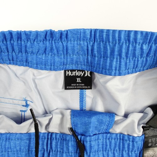Hurley Men's Heather Volley 17" Walk Boardshorts Swimwear Blue - Picture 14 of 16