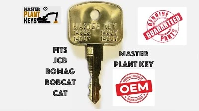 BOMAG / JCB Bomag B06 14607 JCB Excavator Master Plant Keys Digger & Dumper Industrial Key