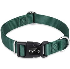 Hyhug Pets Solid Color Classic Regular Heavy Duty Basic Collar for Sz-S Breeds