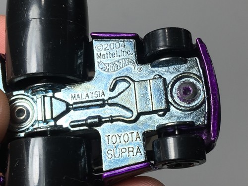 Hot Wheels 2004 Fat Box Toyota Supra Metalflake Purple HW First Editions Fatbax - Picture 6 of 6