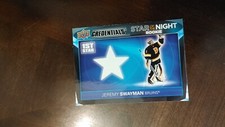 2021-22 Upper Deck Credentials Star of the Night First Star Rookies Jeremy Swaym