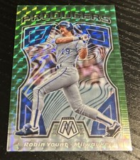 2021 Panini Mosaic Robin Yount Producers Green Prizm 