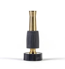EXPERT GARDENER Heavy-Duty Brass Twist Nozzle 4-inch Adjustable Metal Tip