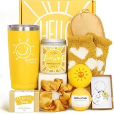 Mother s Day Gift Box for Mom Sunshine Care Package Relaxing Spa Set for Women