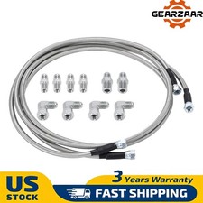 Ss Braided Transmission Cool Hoses Lines Kit For Chevy Ford Th350 700r4 Th350 Ss Braided Transmission Cool Hoses Lines Kit For Chevy Ford Th350 700r4 Th350