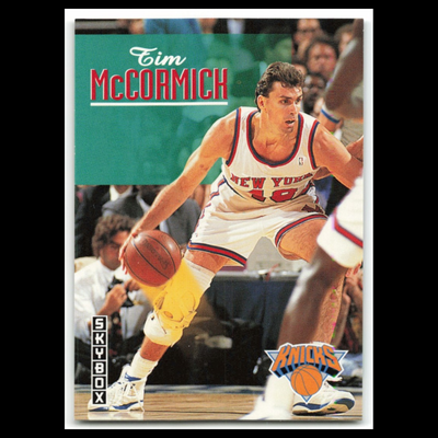 Tim McCormick #164 1992 SkyBox New York Knicks Basketball Card NBA