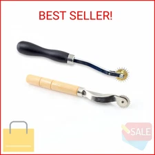 Uenhoy 2 Pcs Tracing Wheel Sewing Tools, 4mm Needle Point Tracing Wheel & 2mm Se