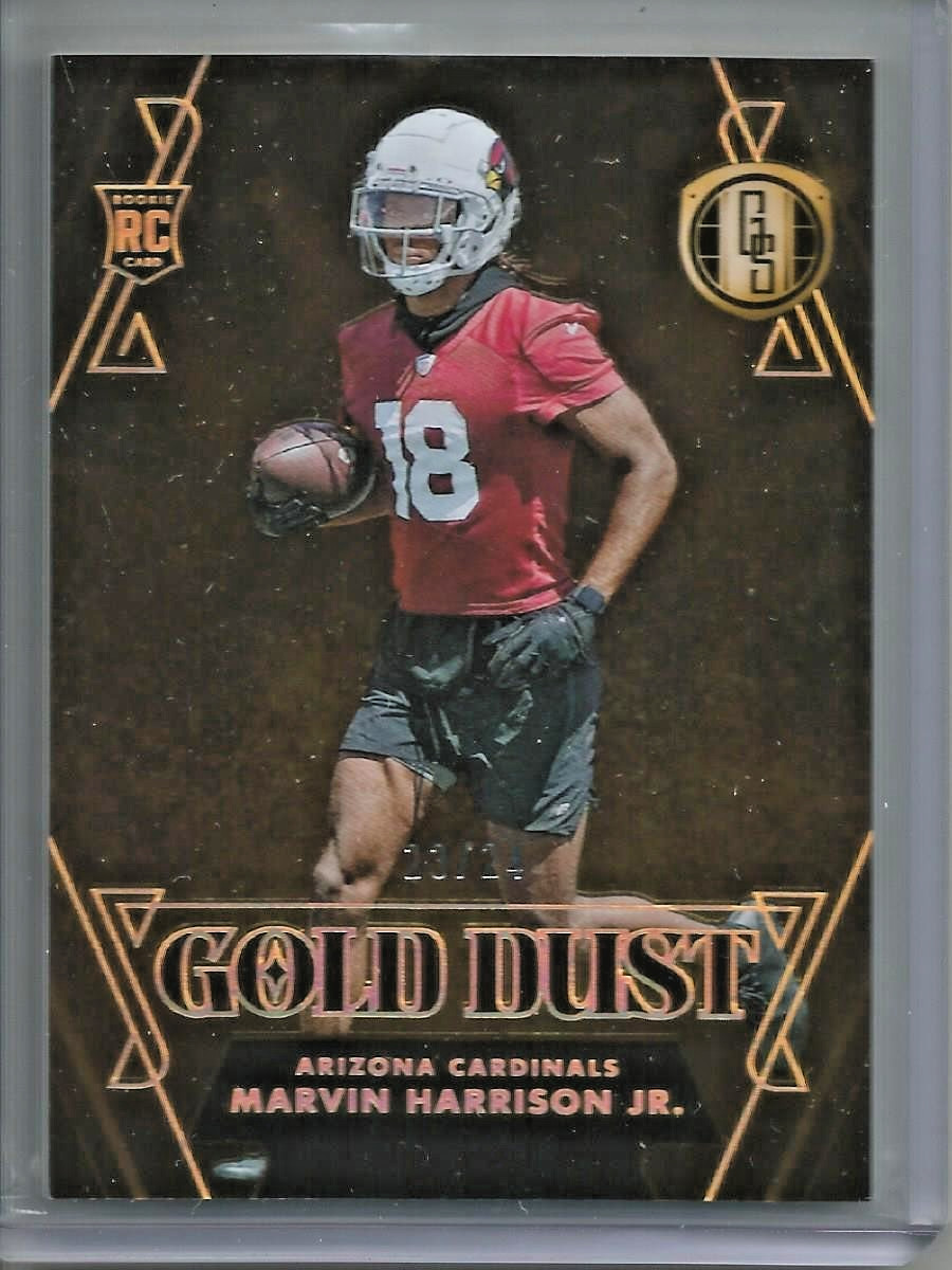 Marvin Harrison Jr. 2024 Panini Gold Standard Gold Dust Rookie #23/24