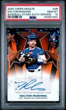 2025 Topps Update Series - Baseball Stars Autographs Dalton Rushing #BSAU-DR /25