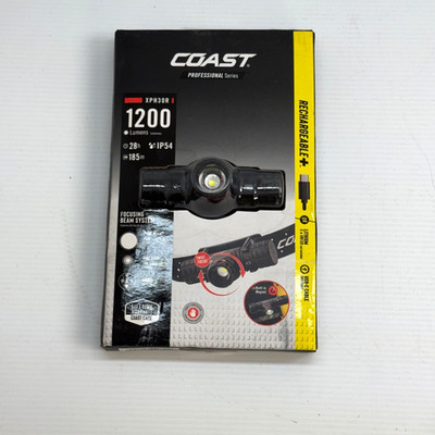 Coast XPH30R 1200 Lumen Rechargeable Dual Power Magnetic LED Headlamp