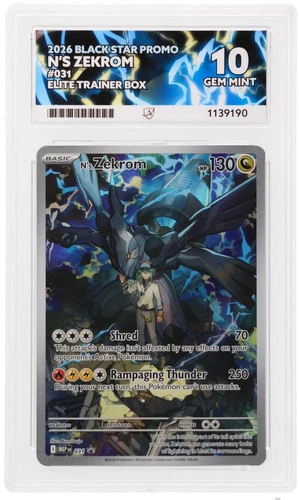 ACE 10 N's Zekrom MEP 031 Black Star Promo Pokemon Gem Mint