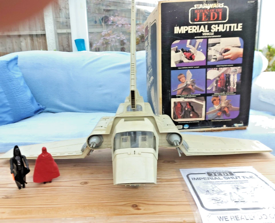 VintageStarWars IMPERIAL SHUTTLE BOXED complete Kenner 1984 figures not included - Image 3 of 4