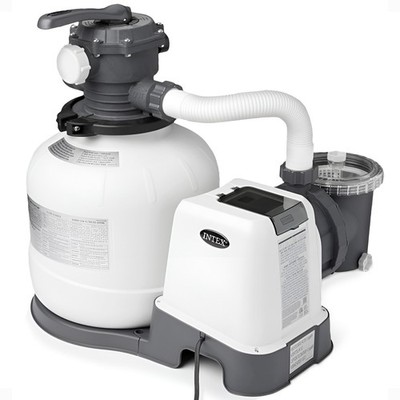 Intex 2800 GPH Above Ground Pool Sand Filter Pump with Automatic Timer(Open Box)