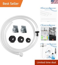 Multi-Cap 47" Kitchen Sink Soap Dispenser Extension with Anti-Leak Design