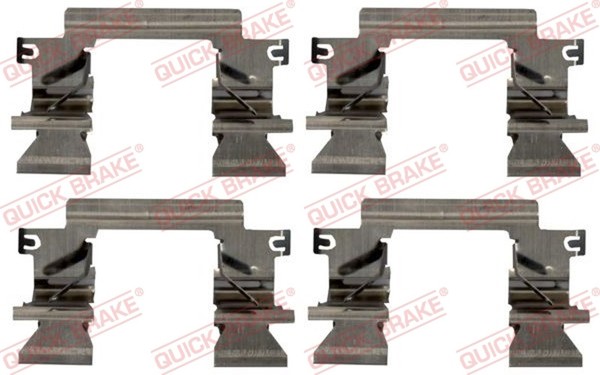 Quick Brake ZubehöRsatz Scheibenbremsbelag 109-1862 FüR TKE Ranger Ford VW T1A-image